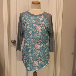 Lularoe Pastel Floral Randy Size M
